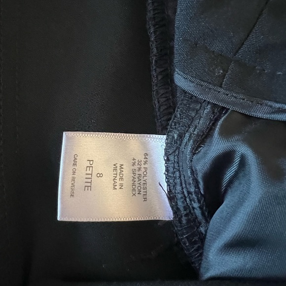 Black dress pant/ size 8 petite - Picture 5 of 6